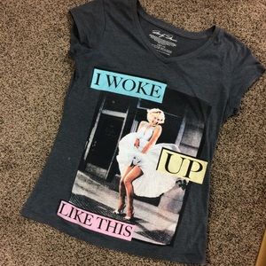 🔥🍒Marilyn Monroe T-shirt I Woke Up Like This